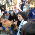 huwaida-with-kids-in-khan-younis